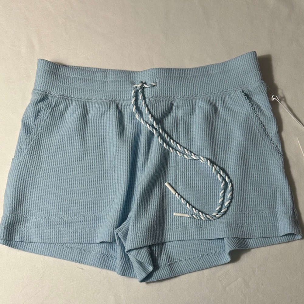 NWT PJ Salvage Textured Sleep Shorts size XS Light Sky